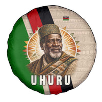 Jomo Kenyatta Spare Tire Cover Uhuru and Kenyan Heritage Quote Tribute - Wonder Print Shop
