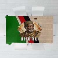Jomo Kenyatta Tablecloth Uhuru and Kenyan Heritage Quote Tribute - Wonder Print Shop