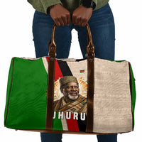 Jomo Kenyatta Travel Bag Uhuru and Kenyan Heritage Quote Tribute - Wonder Print Shop