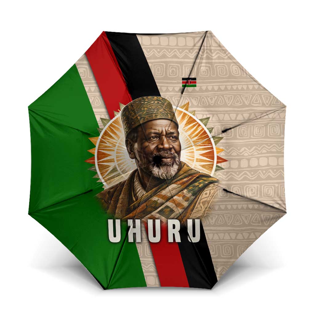 Jomo Kenyatta Umbrella Uhuru and Kenyan Heritage Quote Tribute - Wonder Print Shop