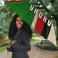 Jomo Kenyatta Umbrella Uhuru and Kenyan Heritage Quote Tribute - Wonder Print Shop