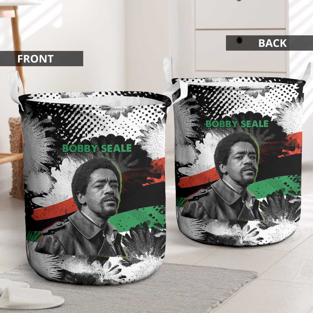 Bobby Seale Laundry Basket Black Panther Artwork Solidarity Quote Revolutionary Civil Rights Tribute - Wonder Print Shop