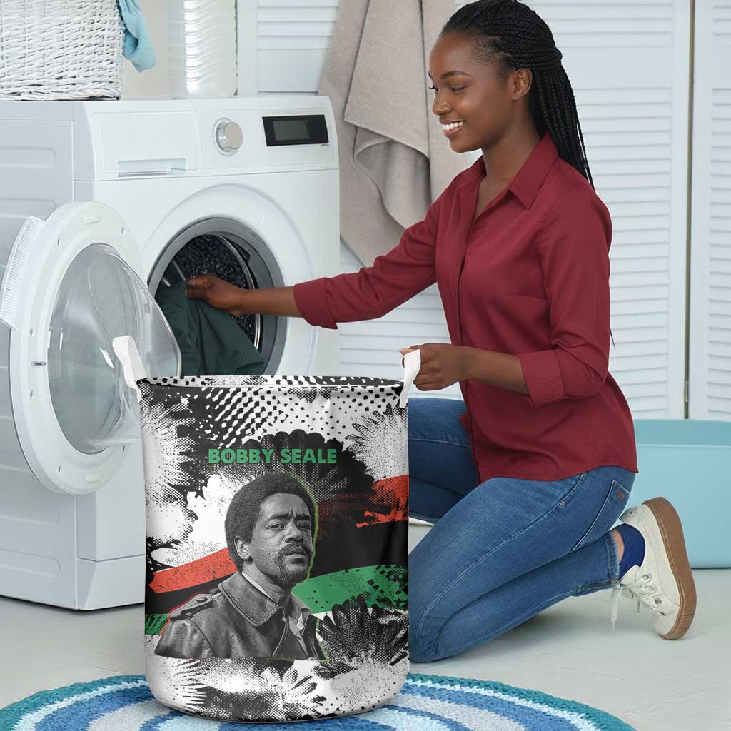 Bobby Seale Laundry Basket Black Panther Artwork Solidarity Quote Revolutionary Civil Rights Tribute - Wonder Print Shop