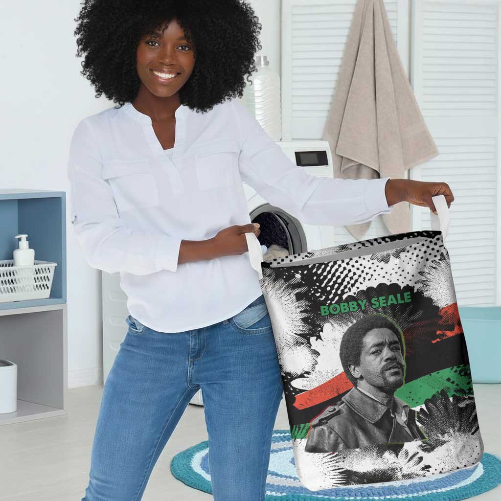 Bobby Seale Laundry Basket Black Panther Artwork Solidarity Quote Revolutionary Civil Rights Tribute - Wonder Print Shop