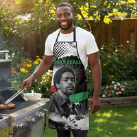 Bobby Seale Apron Black Panther Artwork Solidarity Quote Revolutionary Civil Rights Tribute - Wonder Print Shop