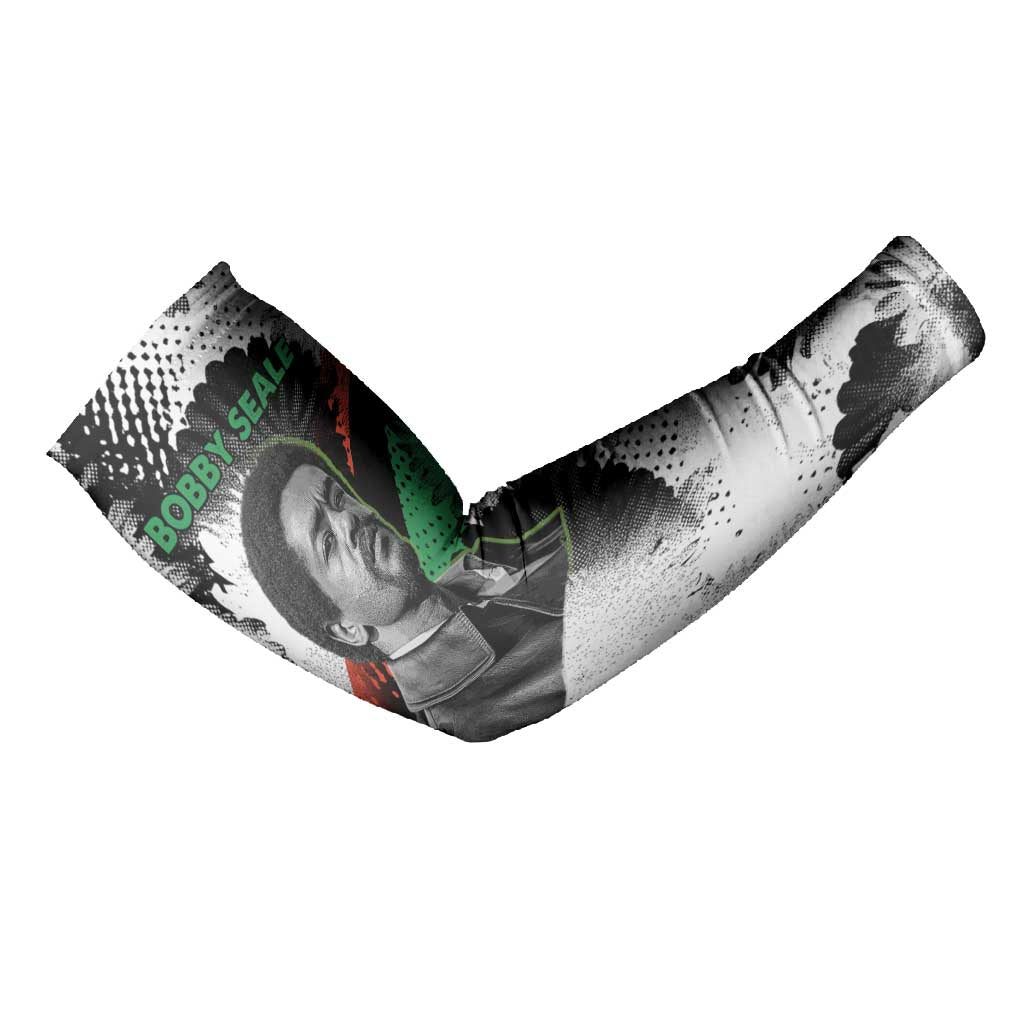 Bobby Seale Arm Sleeves Black Panther Artwork Solidarity Quote Revolutionary Civil Rights Tribute - Wonder Print Shop