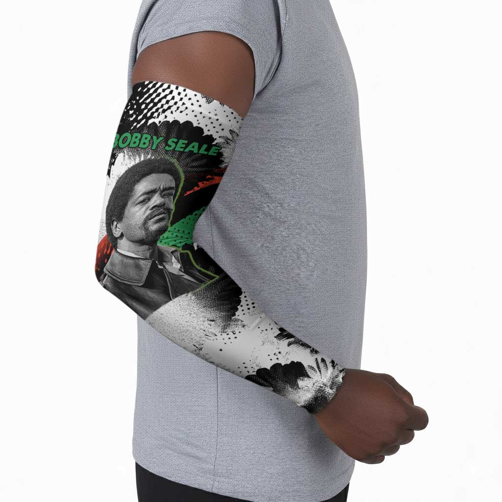 Bobby Seale Arm Sleeves Black Panther Artwork Solidarity Quote Revolutionary Civil Rights Tribute - Wonder Print Shop