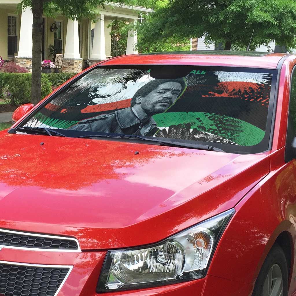 Bobby Seale Auto Sun Shade Black Panther Artwork Solidarity Quote Revolutionary Civil Rights Tribute - Wonder Print Shop