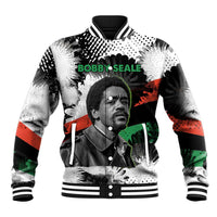 Bobby Seale Baseball Jacket Black Panther Artwork Solidarity Quote Revolutionary Civil Rights Tribute - Wonder Print Shop