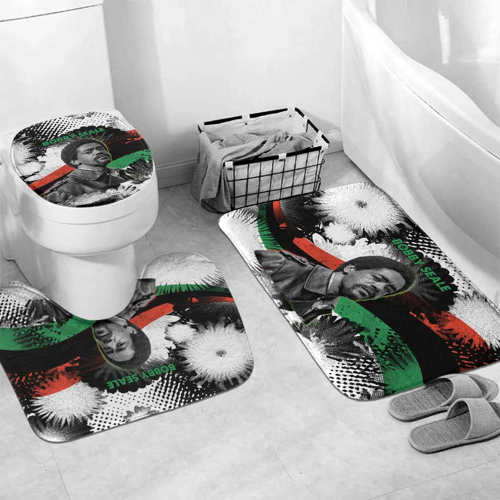 Bobby Seale Bathroom Set Black Panther Artwork Solidarity Quote Revolutionary Civil Rights Tribute - Wonder Print Shop