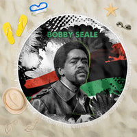 Bobby Seale Beach Blanket Black Panther Artwork Solidarity Quote Revolutionary Civil Rights Tribute - Wonder Print Shop