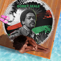Bobby Seale Beach Blanket Black Panther Artwork Solidarity Quote Revolutionary Civil Rights Tribute - Wonder Print Shop