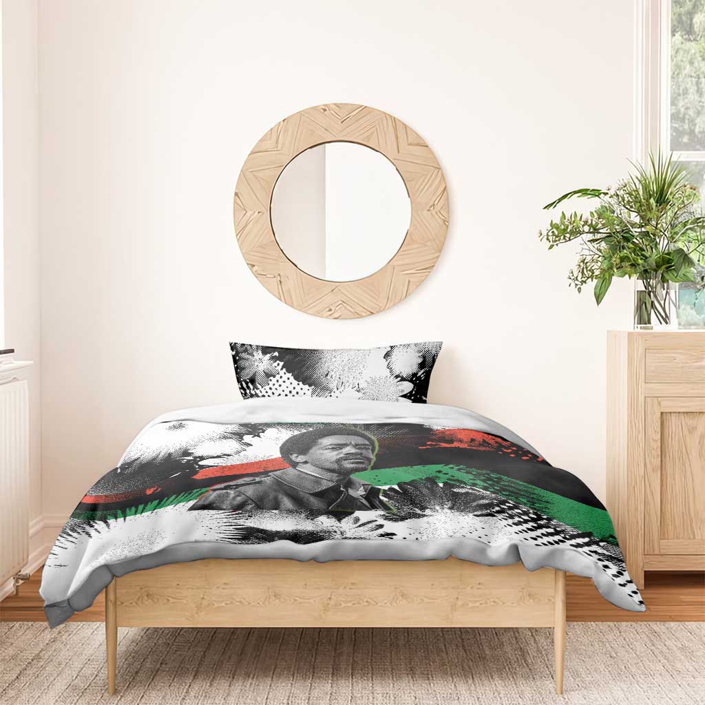 Bobby Seale Bedding Set Black Panther Artwork Solidarity Quote Revolutionary Civil Rights Tribute - Wonder Print Shop