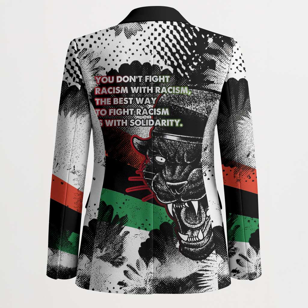 Bobby Seale Blazer Black Panther Artwork Solidarity Quote Revolutionary Civil Rights Tribute - Wonder Print Shop
