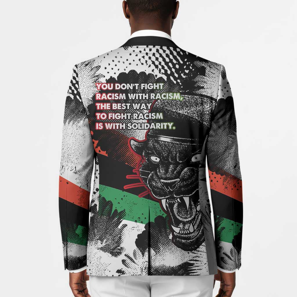 Bobby Seale Blazer Black Panther Artwork Solidarity Quote Revolutionary Civil Rights Tribute - Wonder Print Shop