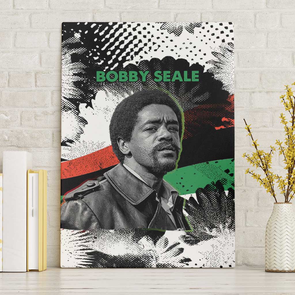 Bobby Seale Canvas Wall Art Black Panther Artwork Solidarity Quote Revolutionary Civil Rights Tribute - Wonder Print Shop