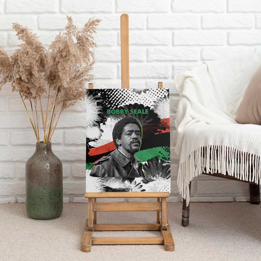 Bobby Seale Canvas Wall Art Black Panther Artwork Solidarity Quote Revolutionary Civil Rights Tribute - Wonder Print Shop