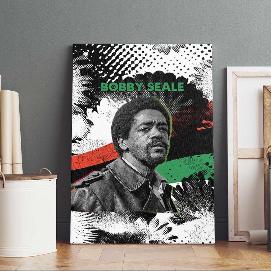 Bobby Seale Canvas Wall Art Black Panther Artwork Solidarity Quote Revolutionary Civil Rights Tribute - Wonder Print Shop
