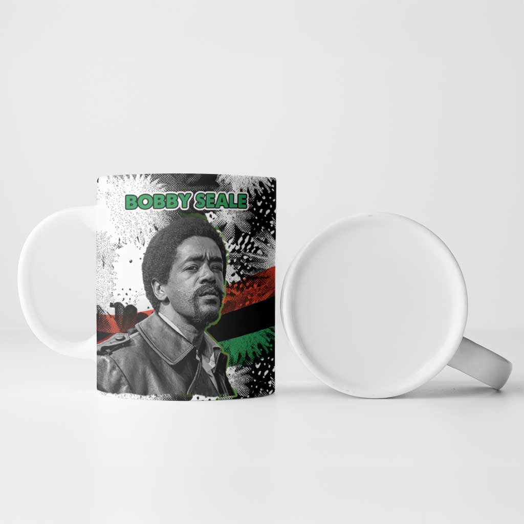 Bobby Seale Ceramic Mug Black Panther Artwork Solidarity Quote Revolutionary Civil Rights Tribute - Wonder Print Shop