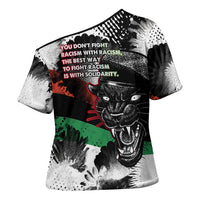 Bobby Seale Cross Shoulder Shirt Black Panther Artwork Solidarity Quote Revolutionary Civil Rights Tribute - Wonder Print Shop