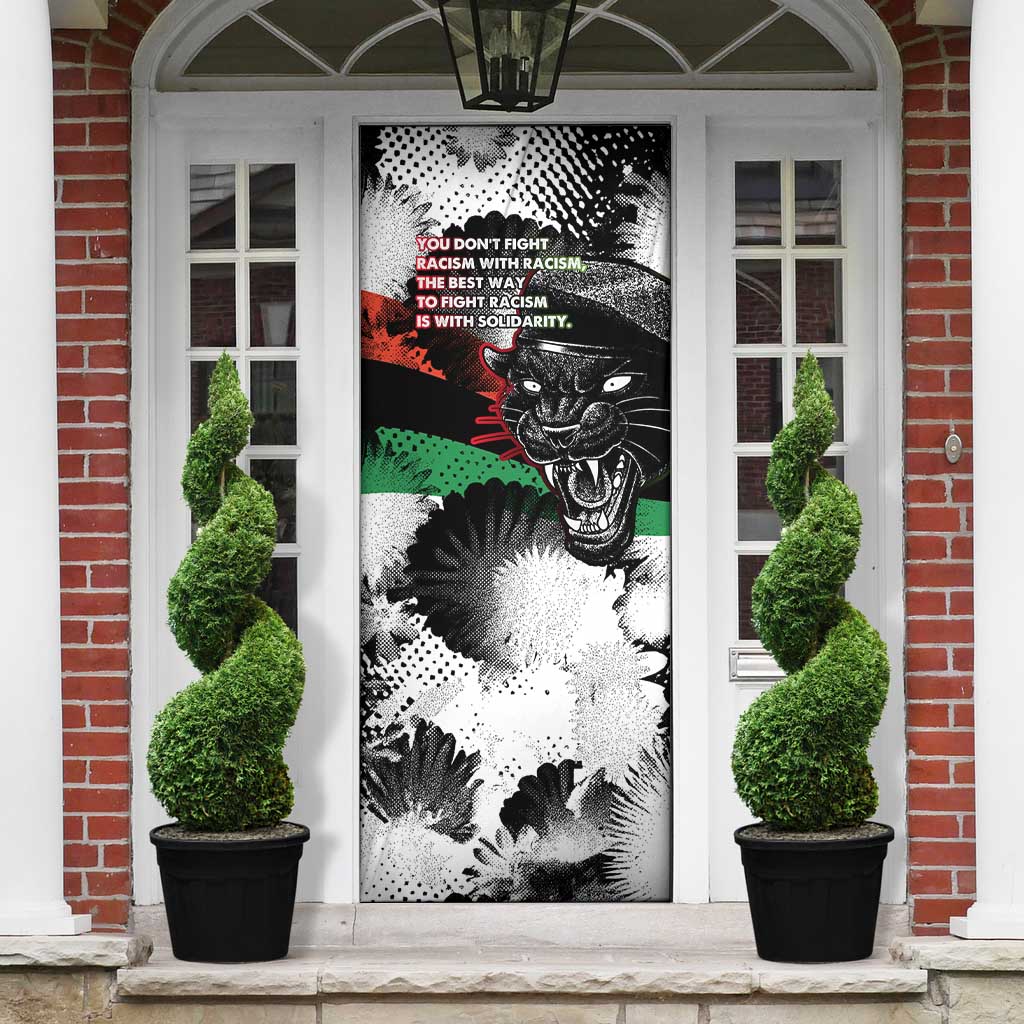 Bobby Seale Door Cover Black Panther Artwork Solidarity Quote Revolutionary Civil Rights Tribute - Wonder Print Shop
