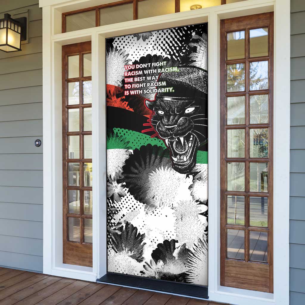 Bobby Seale Door Cover Black Panther Artwork Solidarity Quote Revolutionary Civil Rights Tribute - Wonder Print Shop