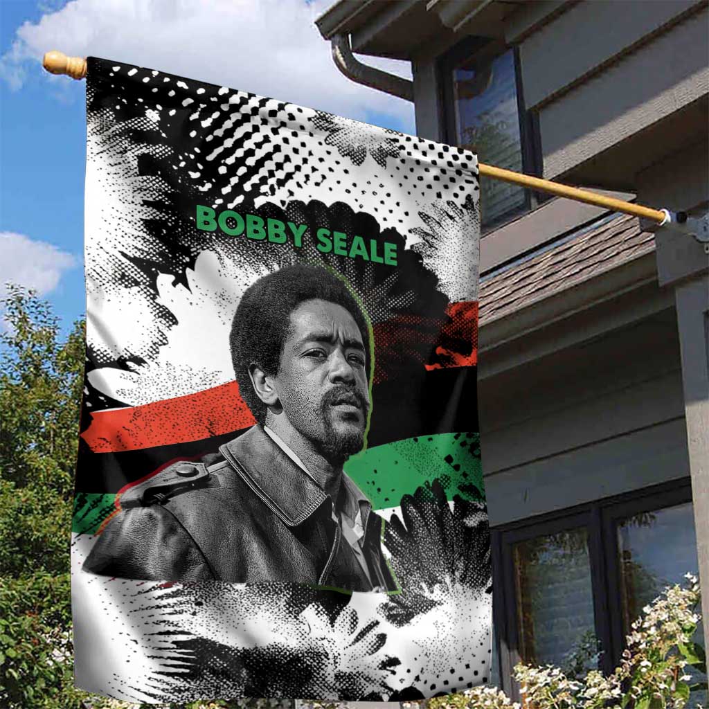 Bobby Seale Garden Flag Black Panther Artwork Solidarity Quote Revolutionary Civil Rights Tribute - Wonder Print Shop