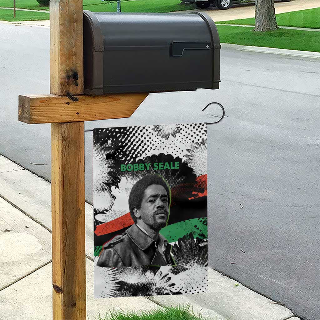 Bobby Seale Garden Flag Black Panther Artwork Solidarity Quote Revolutionary Civil Rights Tribute - Wonder Print Shop