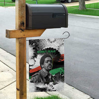 Bobby Seale Garden Flag Black Panther Artwork Solidarity Quote Revolutionary Civil Rights Tribute - Wonder Print Shop