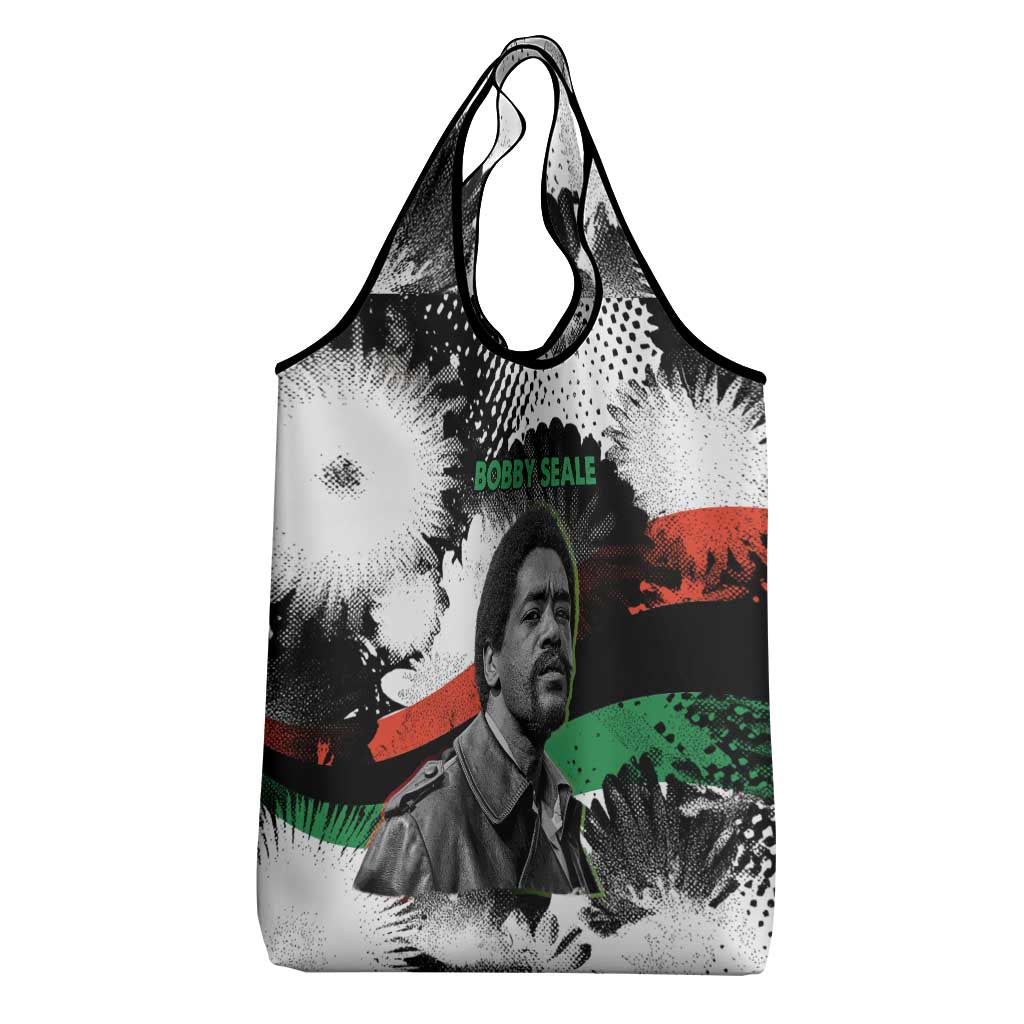 Bobby Seale Grocery Bag Black Panther Artwork Solidarity Quote Revolutionary Civil Rights Tribute - Wonder Print Shop