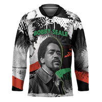 Bobby Seale Hockey Jersey Black Panther Artwork Solidarity Quote Revolutionary Civil Rights Tribute - Wonder Print Shop