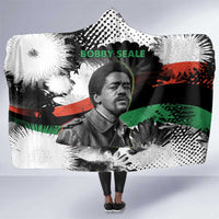 Bobby Seale Hooded Blanket Black Panther Artwork Solidarity Quote Revolutionary Civil Rights Tribute - Wonder Print Shop