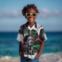 Bobby Seale Kid Hawaiian Shirt Black Panther Artwork Solidarity Quote Revolutionary Civil Rights Tribute - Wonder Print Shop