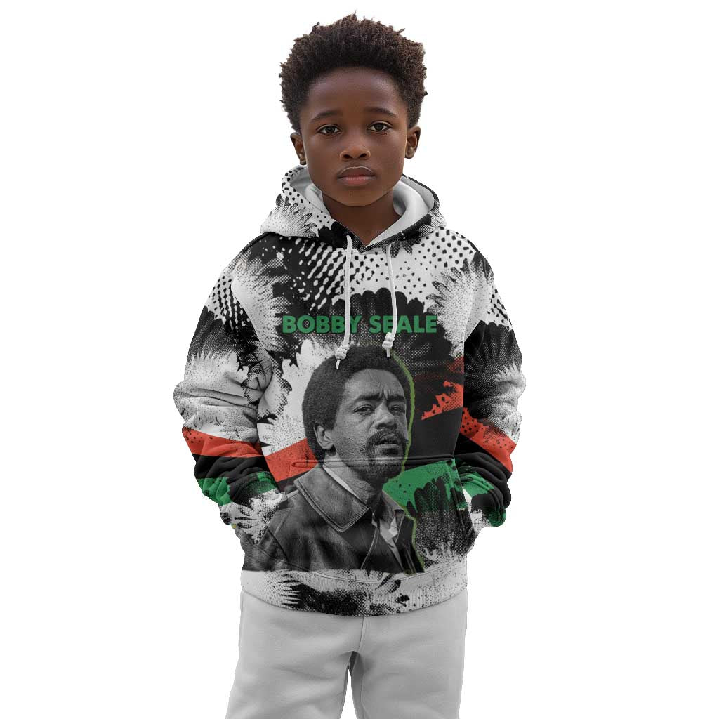 Bobby Seale Kid Hoodie Black Panther Artwork Solidarity Quote Revolutionary Civil Rights Tribute - Wonder Print Shop