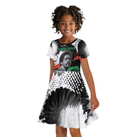 Bobby Seale Kid Short Sleeve Dress Black Panther Artwork Solidarity Quote Revolutionary Civil Rights Tribute - Wonder Print Shop