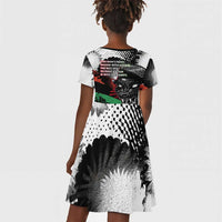 Bobby Seale Kid Short Sleeve Dress Black Panther Artwork Solidarity Quote Revolutionary Civil Rights Tribute - Wonder Print Shop