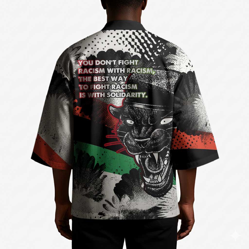 Bobby Seale Kimono Black Panther Artwork Solidarity Quote Revolutionary Civil Rights Tribute - Wonder Print Shop