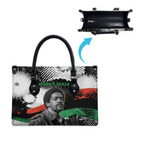 Bobby Seale Leather Bag Black Panther Artwork Solidarity Quote Revolutionary Civil Rights Tribute - Wonder Print Shop