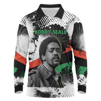 Bobby Seale Long Sleeve Polo Shirt Black Panther Artwork Solidarity Quote Revolutionary Civil Rights Tribute - Wonder Print Shop