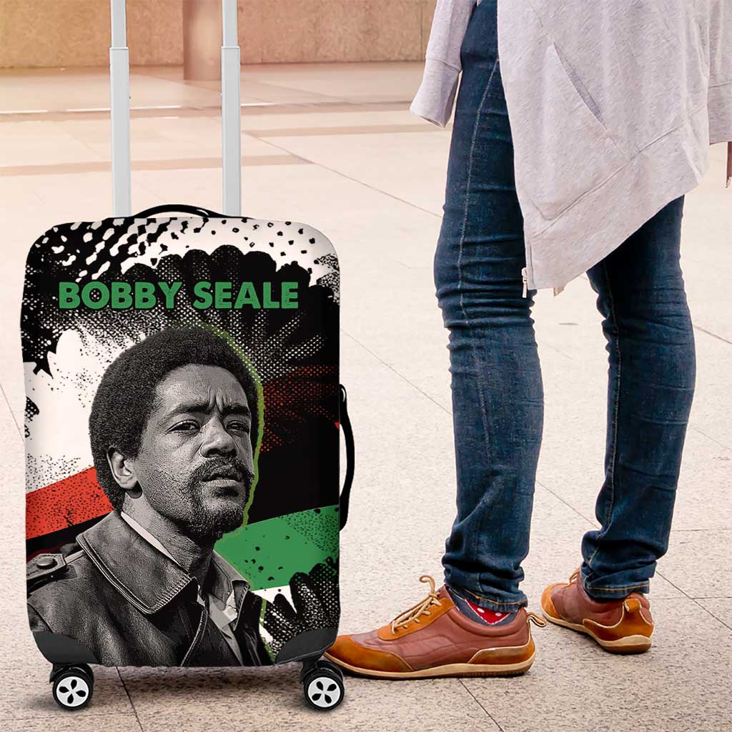 Bobby Seale Luggage Cover Black Panther Artwork Solidarity Quote Revolutionary Civil Rights Tribute - Wonder Print Shop