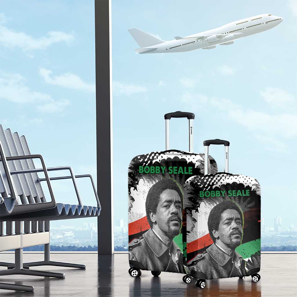 Bobby Seale Luggage Cover Black Panther Artwork Solidarity Quote Revolutionary Civil Rights Tribute - Wonder Print Shop