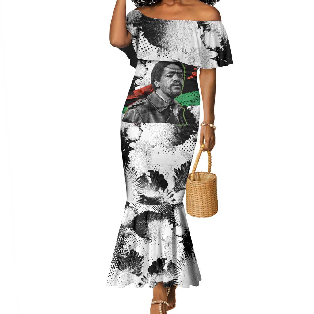 Bobby Seale Mermaid Dress Black Panther Artwork Solidarity Quote Revolutionary Civil Rights Tribute - Wonder Print Shop