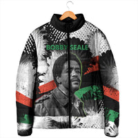 Bobby Seale Padded Jacket Black Panther Artwork Solidarity Quote Revolutionary Civil Rights Tribute - Wonder Print Shop