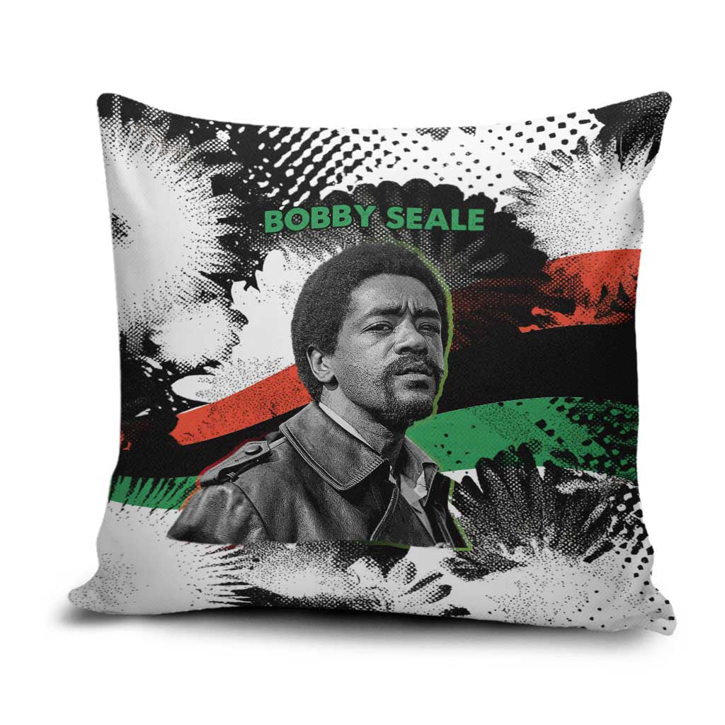 Bobby Seale Pillow Cover Black Panther Artwork Solidarity Quote Revolutionary Civil Rights Tribute - Wonder Print Shop