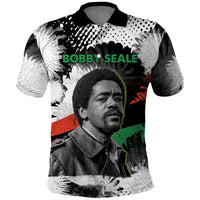 Bobby Seale Polo Shirt Black Panther Artwork Solidarity Quote Revolutionary Civil Rights Tribute - Wonder Print Shop