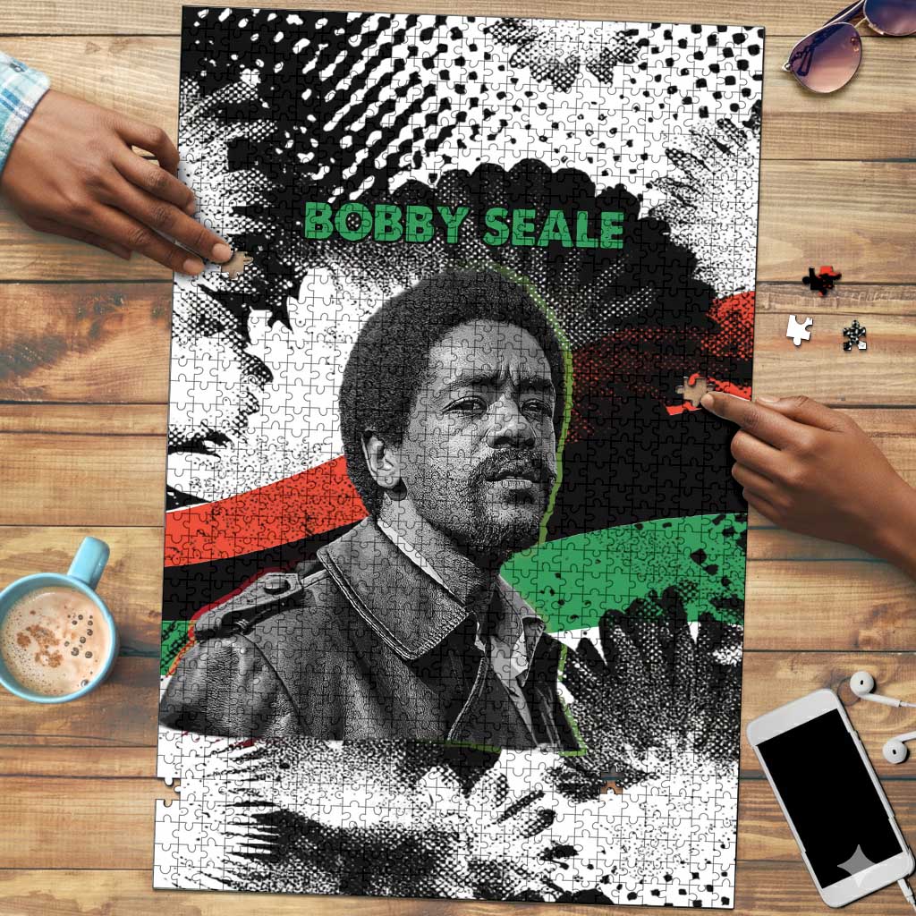 Bobby Seale Puzzle Black Panther Artwork Solidarity Quote Revolutionary Civil Rights Tribute - Wonder Print Shop