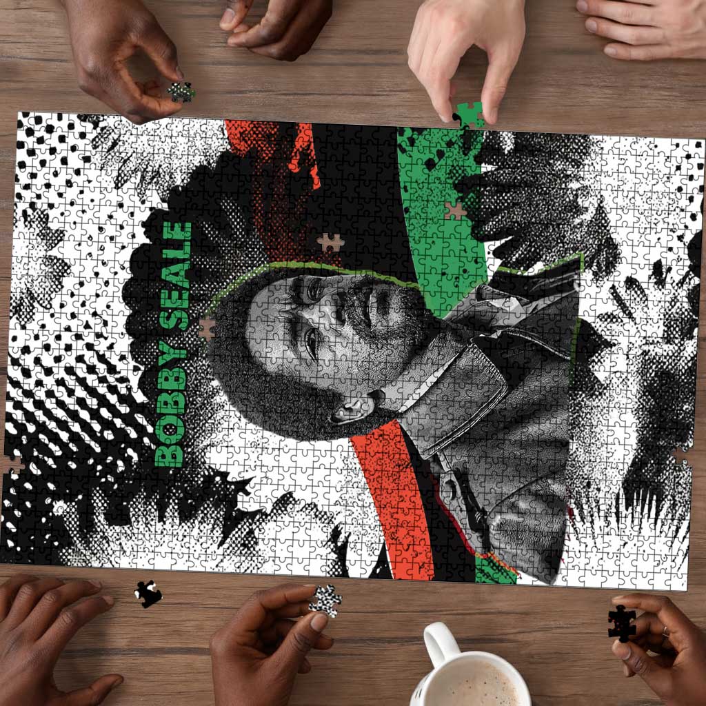 Bobby Seale Puzzle Black Panther Artwork Solidarity Quote Revolutionary Civil Rights Tribute - Wonder Print Shop