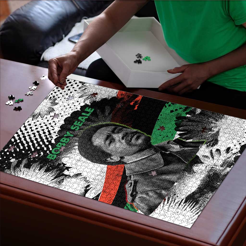 Bobby Seale Puzzle Black Panther Artwork Solidarity Quote Revolutionary Civil Rights Tribute - Wonder Print Shop