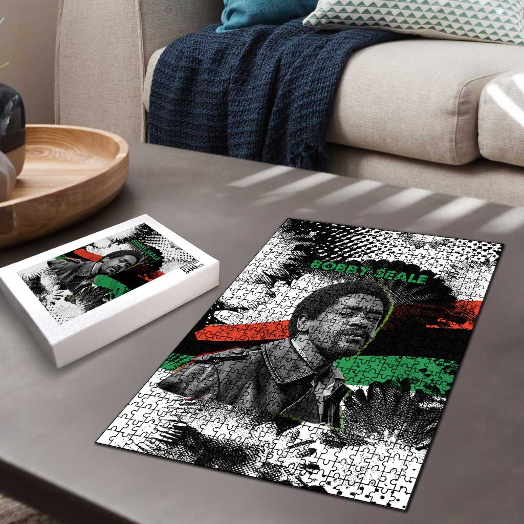 Bobby Seale Puzzle Black Panther Artwork Solidarity Quote Revolutionary Civil Rights Tribute - Wonder Print Shop