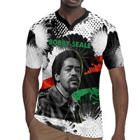 Bobby Seale Rugby Jersey Black Panther Artwork Solidarity Quote Revolutionary Civil Rights Tribute - Wonder Print Shop